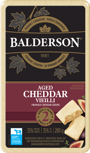 Balderson aged cheddar cheese