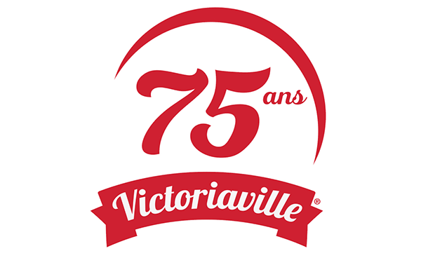 Logo du 75e anniversaire de Victoriaville