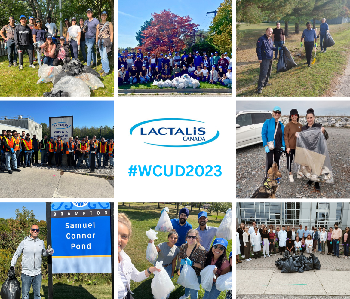 Lactalis Canada participe à la Journée mondiale du nettoyage 2023