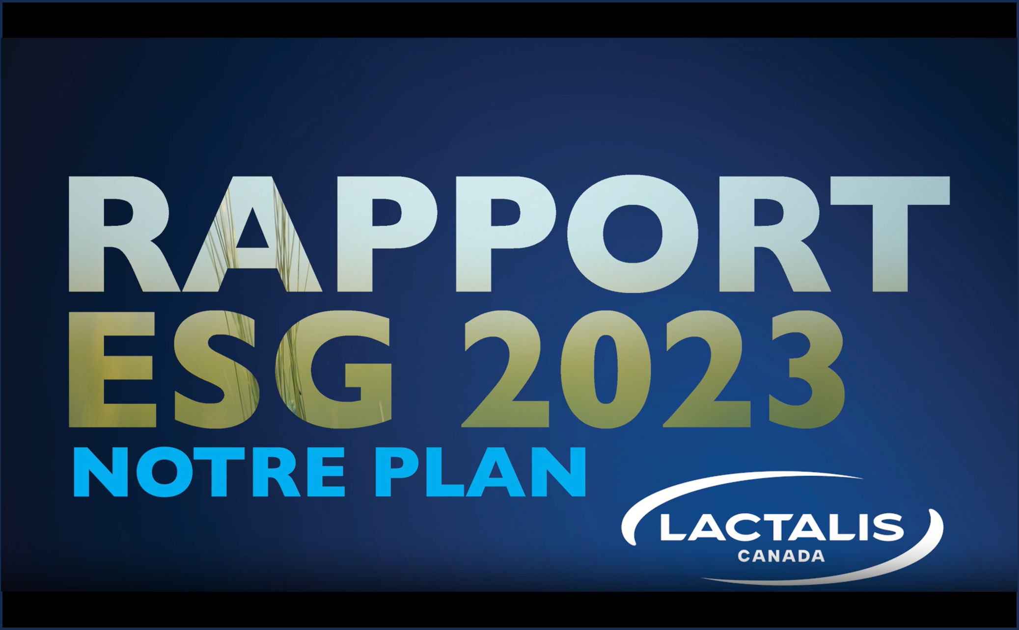 Rapport 2023 sur les facteurs ESG de Lactalis Canada 