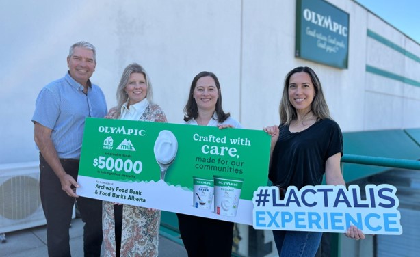 Lactalis Canada’s Olympic Organic Yogurt Partners with BC Dairy and Alberta Milk to Donate a total of $50,000 to Food Banks in BC and Alberta