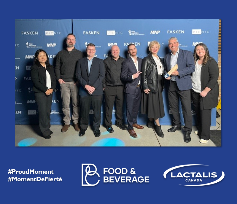 L'usine Lactalis Canada de Delta, en Colombie-britannique, récompensée par le prix « Outstanding Workplace – Health and Safety Direct Award »